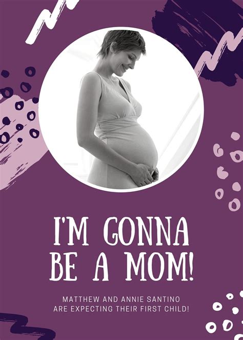 Free Pregnancy Announcement Templates In Photoshop