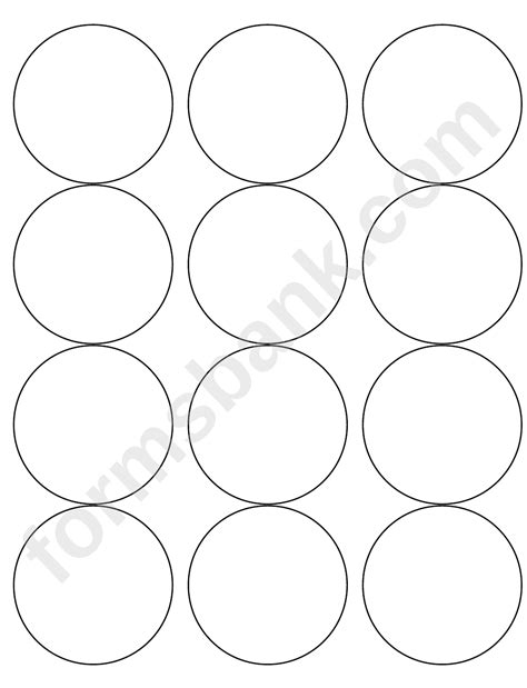 Free Printable 2.5 Inch Round Label Template