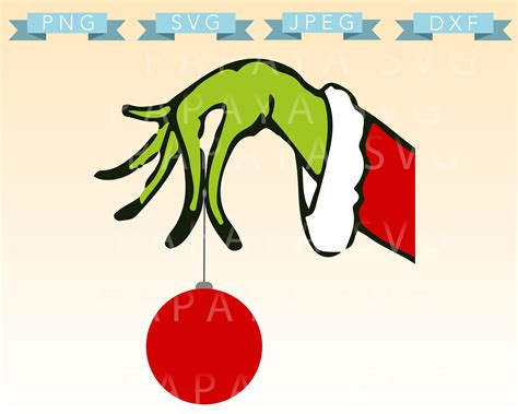 Free Printable Grinch Hand Template For Kids