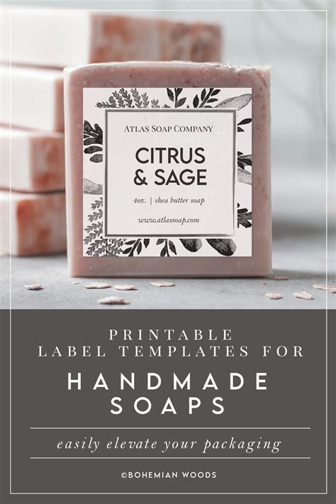 Free Printable Soap Label Templates Design