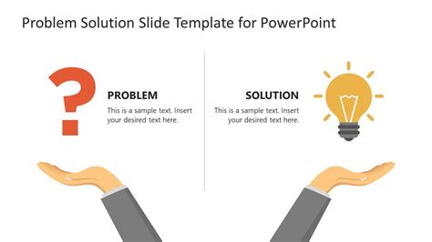 Free Problem Solution Slide Template For Presentations