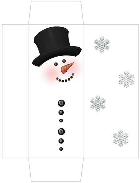 Free Snowman Hershey Bar Wrapper Template Download