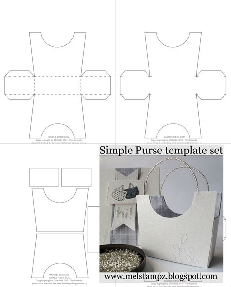 Free Svg Purse Template Printable Design Download