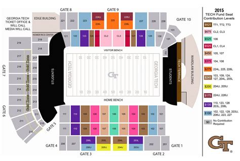 Georgia Tech Football Stadium Seating Chart Guide