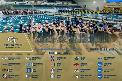 Georgia Tech Swimming Roster Update