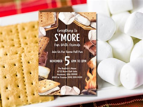 Get 5 Free Smores Invitation Templates Now