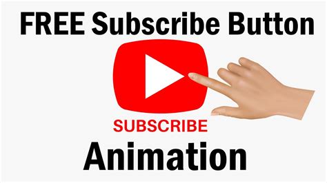 Get 5 Free Youtube Subscribe Animation Templates