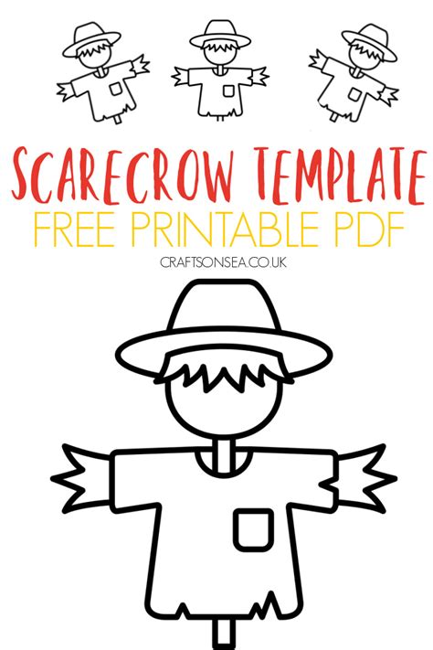 Get A Free Scarecrow Template Printable Today