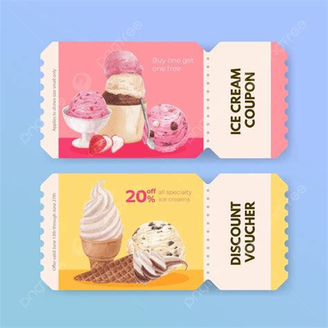 Get Your Free Ice Cream Voucher Template Now