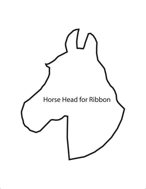 Get Your Free Printable Hobby Horse Head Template