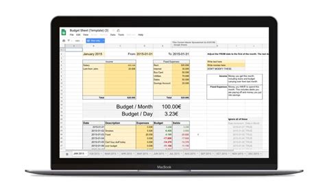 Google Sheets Budget Template Reddit Users Swear By