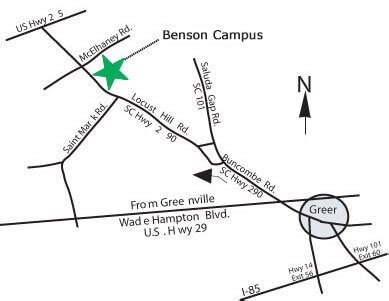 Greenville Tech Benson Campus Map And Directions