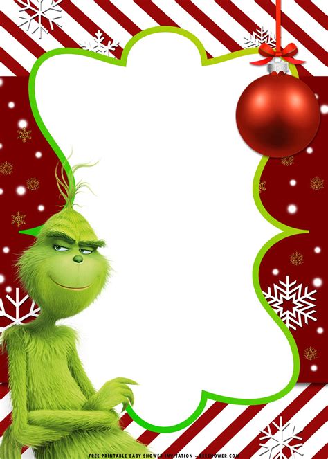 Grinch Christmas Printable Template Free Download