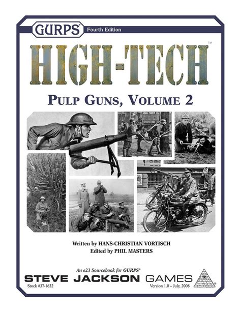 Gurps High Tech Pdf: Guns, Gadgets, And Gear