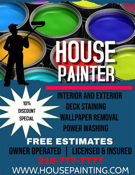 House Painting Flyers Templates Free Download