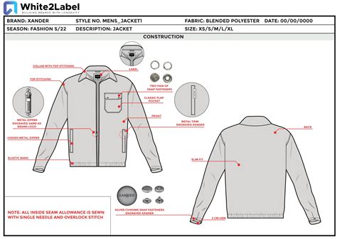 How To Create A Jacket Tech Pack For Manufacturers