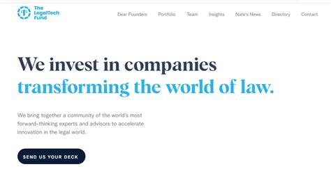 Investing In Justice: The Rise Of Legal Tech Funds