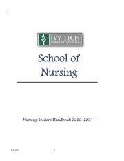 Ivy Tech Nursing Handbook: A Comprehensive Guide