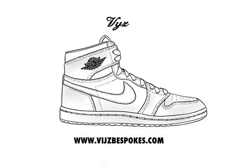 Jordan 1 Shoe Template Design And Customization Guide