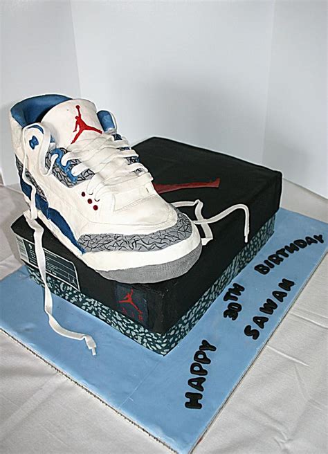 Jordan Shoe Cake Template Free Printable Design