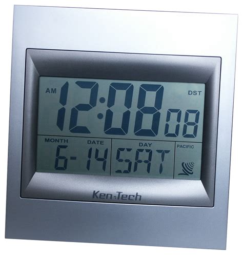 Ken Tech Radio Controlled Clock Precision Timekeeping