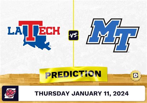 Louisiana Tech Vs Mtsu Basketball Game Prediction Today