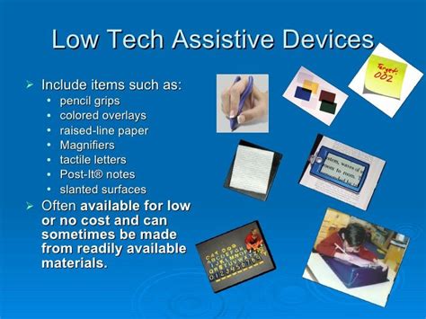 Low Tech Assistive Technology Solutions For Everyday Life