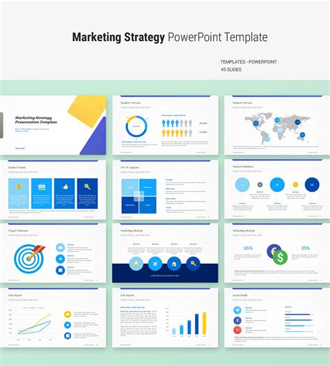 Marketing Strategy Presentation Template For Business Success