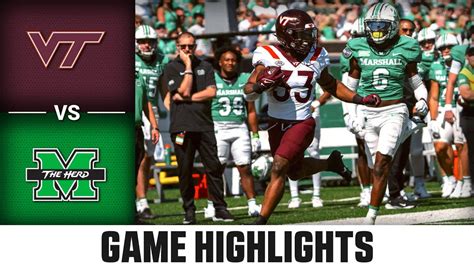 Marshall Vs Va Tech Score Updates And Highlights