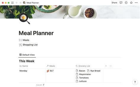 Meal Planning Made Easy With Notion Templates