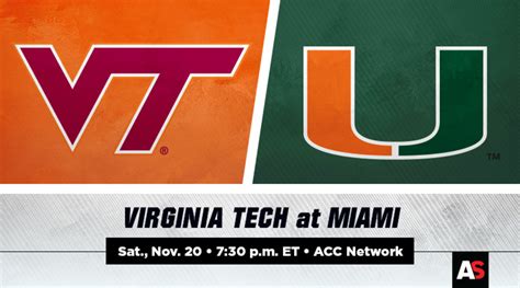 Miami Vs Va Tech Prediction: Hokies Meet Hurricanes Football