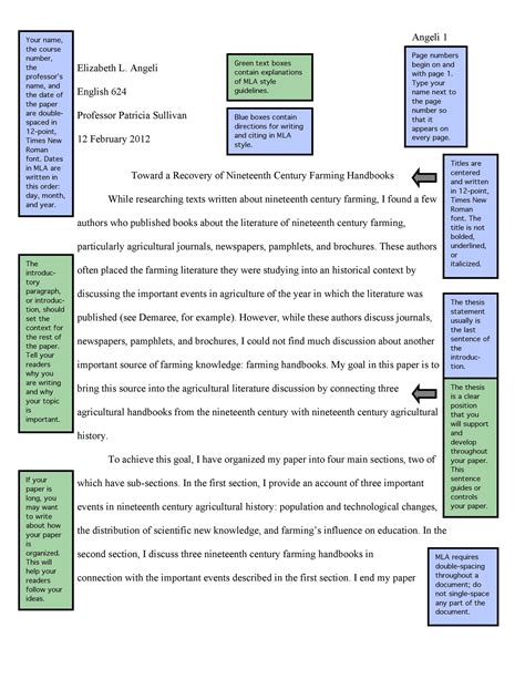 Mla Outline Template For Word Made Easy