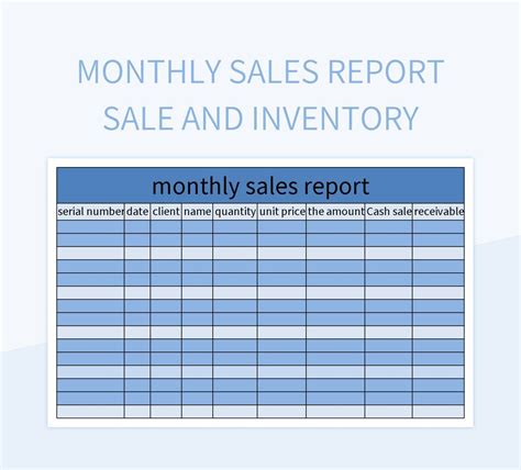 Monthly Sales Report Template In Google Sheets Made Easy