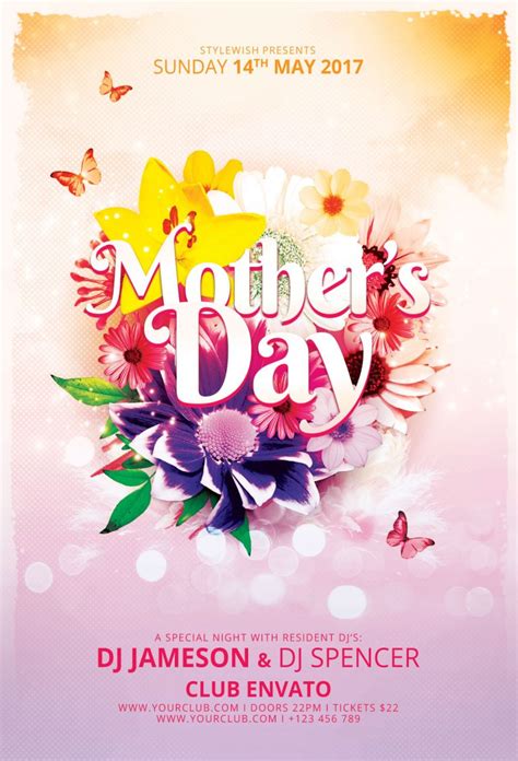 Mothers Day Flyer Template Designs