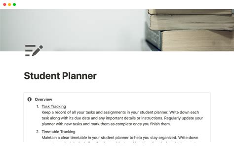 Notion Template For Students Productivity And Organization