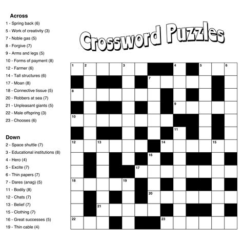 Online Tech News Resource Crossword Puzzles For You