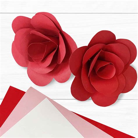 Paper Rose Template Free Download Now