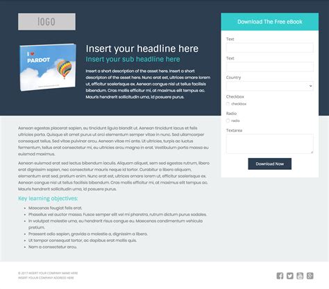 Pardot Landing Page Templates For Free Download