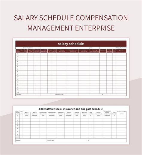 Pay Scale Template Excel For Easy Compensation Management