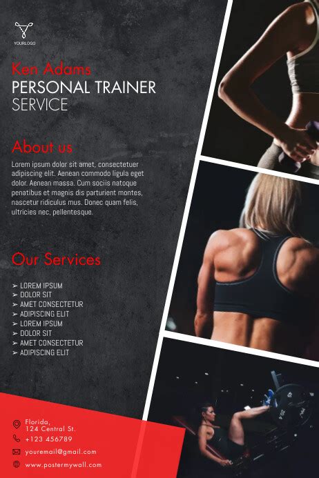 Personal Trainer Flyer Templates For Fitness Success