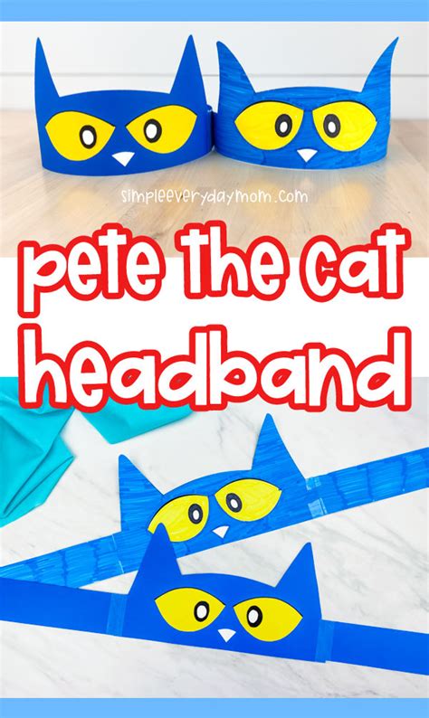 Pete The Cat Headband Template Free Printable Design