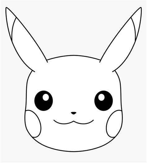 Pikachu Face Template Printable Download For Kids