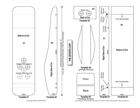 Pinewood Derby Shark Template Printable Designs For Kids