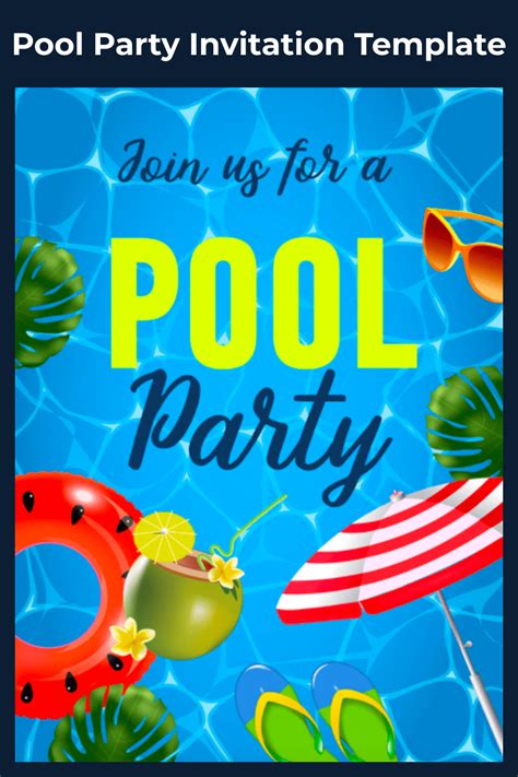 Pool Party Invitation Template: Fun Designs To Get Started