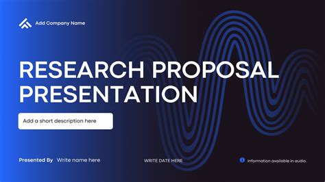 Ppt Template For Research Proposal Made Easy