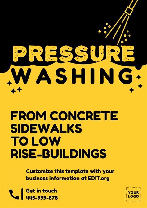 Pressure Washing Ad Templates Made Easy