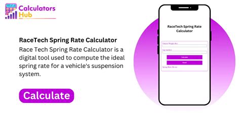 Race Tech Spring Rate Calculator: Simplify Your Suspension Tuning