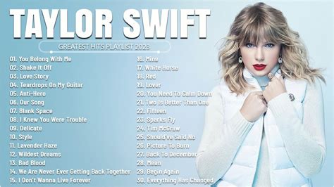 Ranking Taylor Swift Songs By Popularity