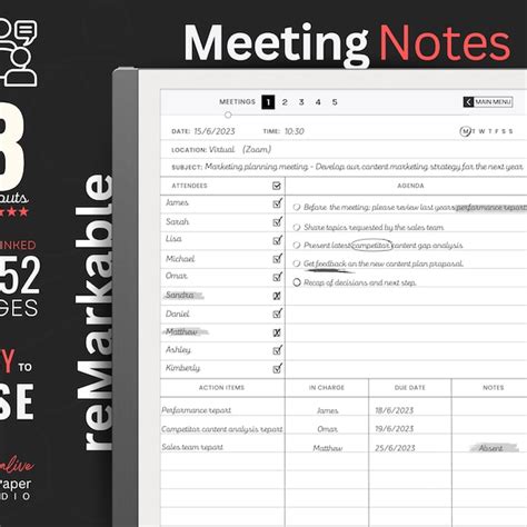 Remarkable 2 Templates For Enhanced Note-Taking Experience