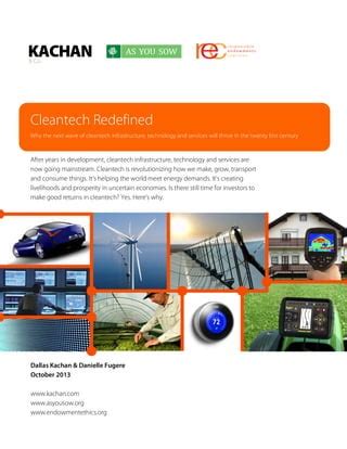 Revolutionizing Industries With Clean Tech Services